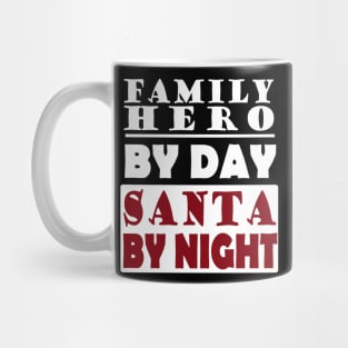 Christmas family hero Santa Claus father dad Mug